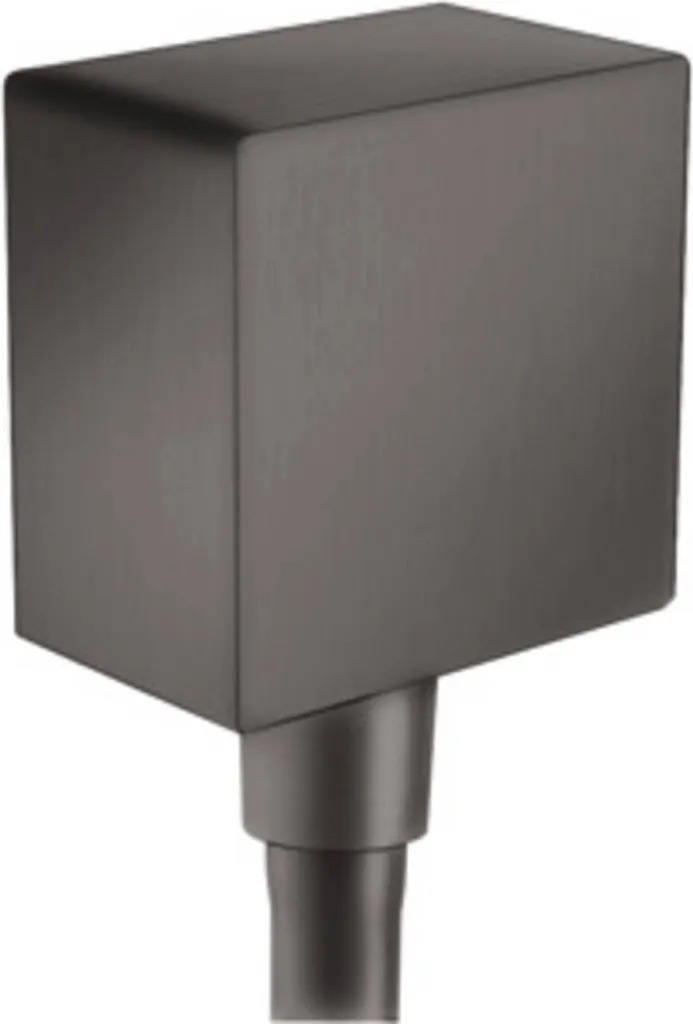 AXOR 26455340 FixFit Square: Dettaglio di Design in Nero Spazzolato - 1