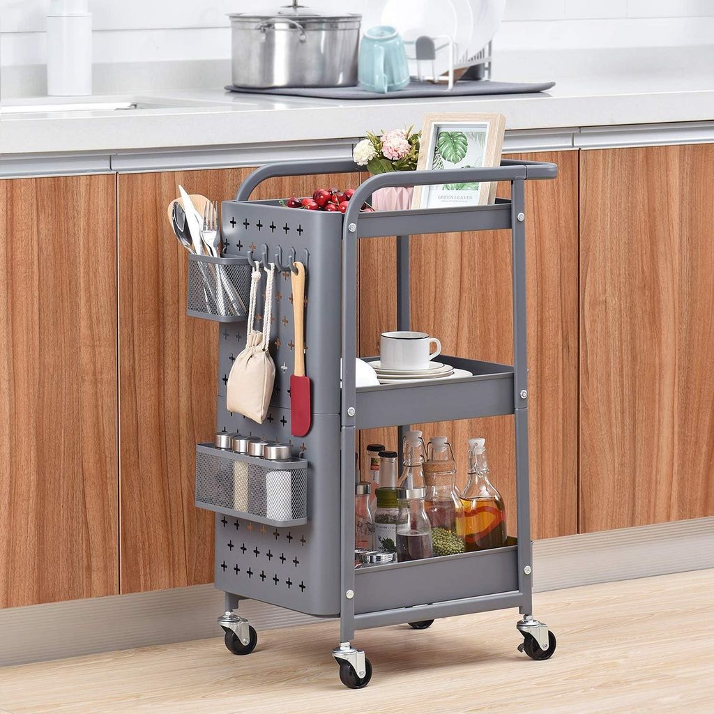 Carrello da cucina Premium - scaffali da cucina - carrello Immagine del prodotto 