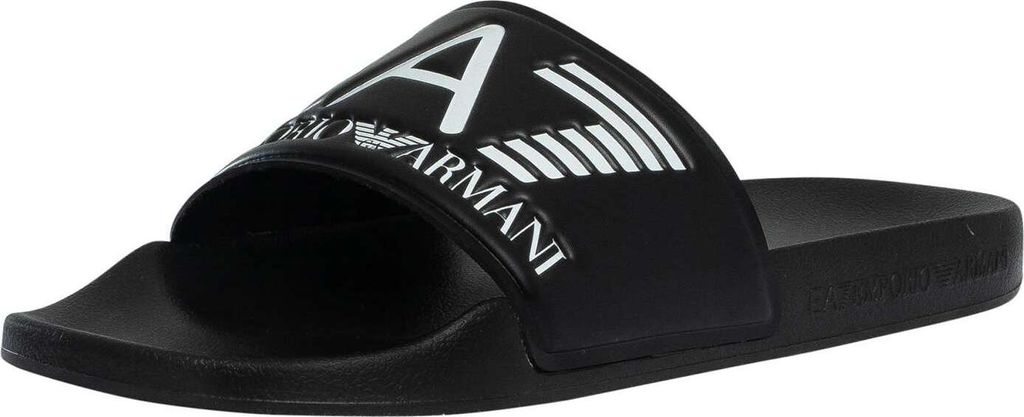 EA7 Slides mit Logo von Scarpe, Schwarz 44 EU Produktbild 