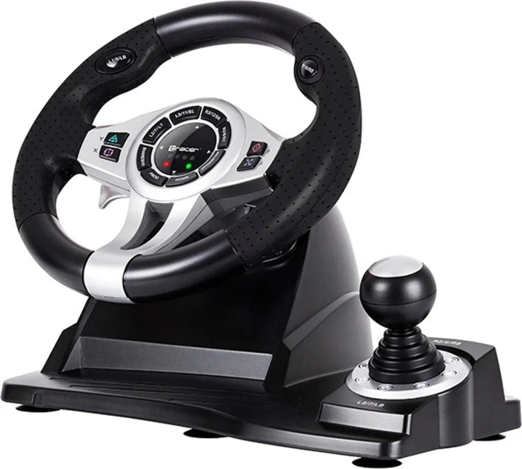 Volant et Pédales de Simulation Gaming Tracer TRAJOY46524 pour Console
