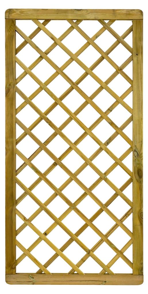 Ligna Gard Rankgitter Lausanne Pro 90x180 cm Holzzaun Kiefer PEFC Kesseldruckimprägniert stabiler Rahmen 44x68 mm sehr stabil