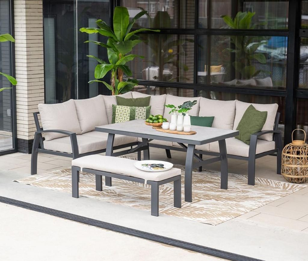 Garden Impressions Vasano Lounge- Dining Eckset - links - Produktbild 