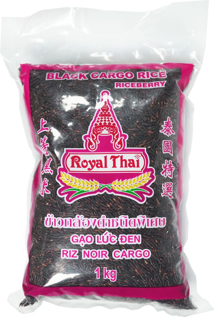 Royal Thai Schwarzer Cargo Reis 1kg Produktbild 