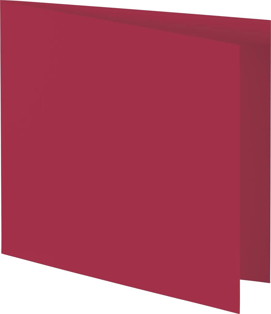 Carte d'invitation carrée rouge pour mariage et anniversaire 135 mm