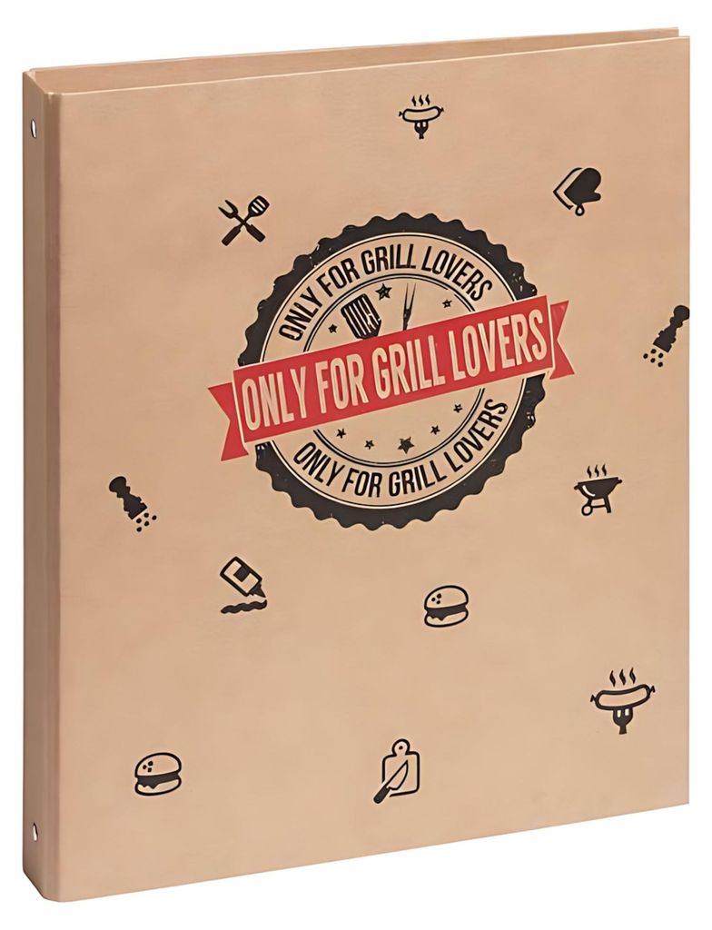 PAGNA Rezepte-Ringbuch "BBQ" DIN A4 4-Ring + Register