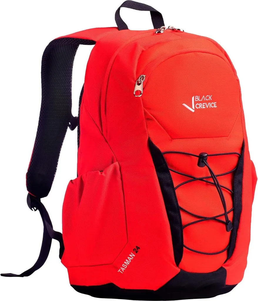 Zaino Outdoor Black Crevice Tasman 24L Rosso - Attrezzatura Trekking Top