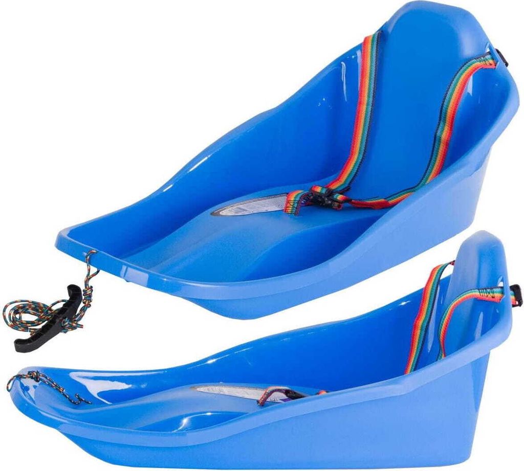 Kunststoff Schlitten MINI TOPO Grün Produktbild 9
