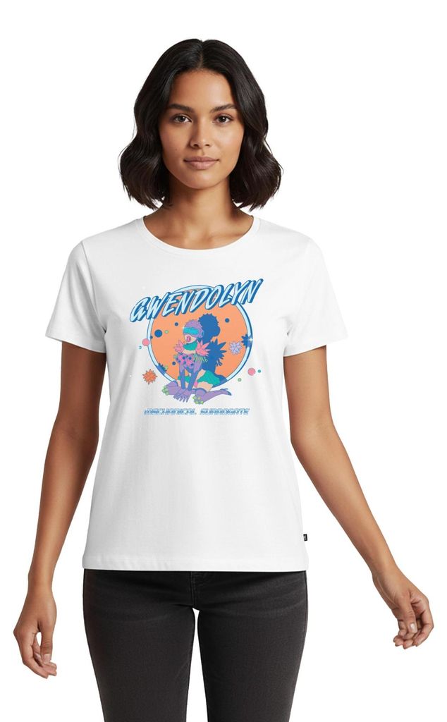 Spreadshirt Rick & Morty Gwendolyn Mechanical Surrogate Frauen Premium T-Shirt, M, Weiß