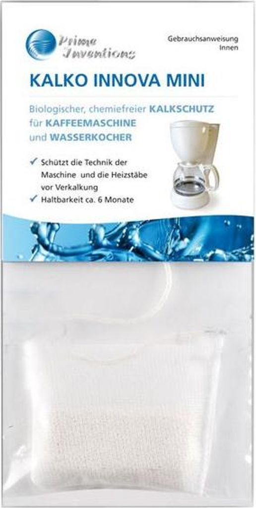 Kalko Innova Mini Kalkhelfer für Kaffemaschine / Wasserkocher