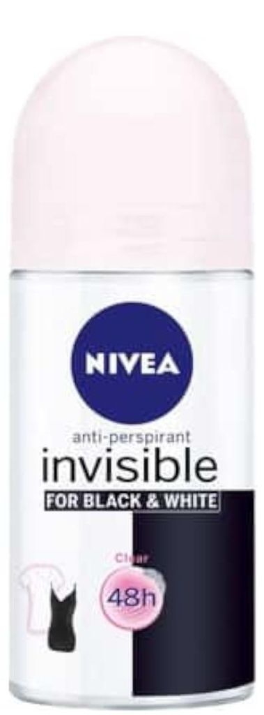 Nivea Deo Roll-on pre ženy Invisibly Black & White – 50 ml Obrázok produktu 