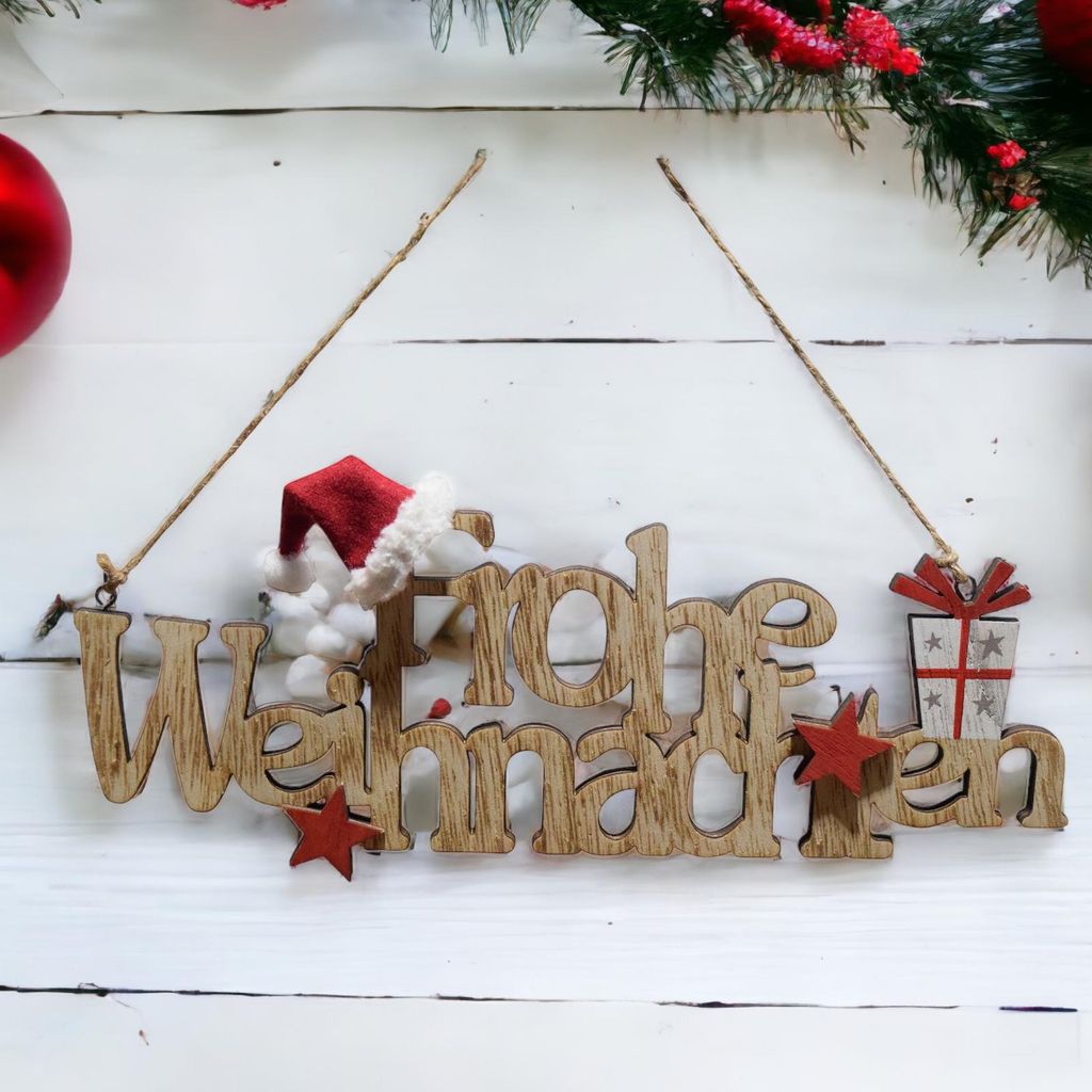 Holzschild Frohe Weihnachten Türschild  Kaufland.de