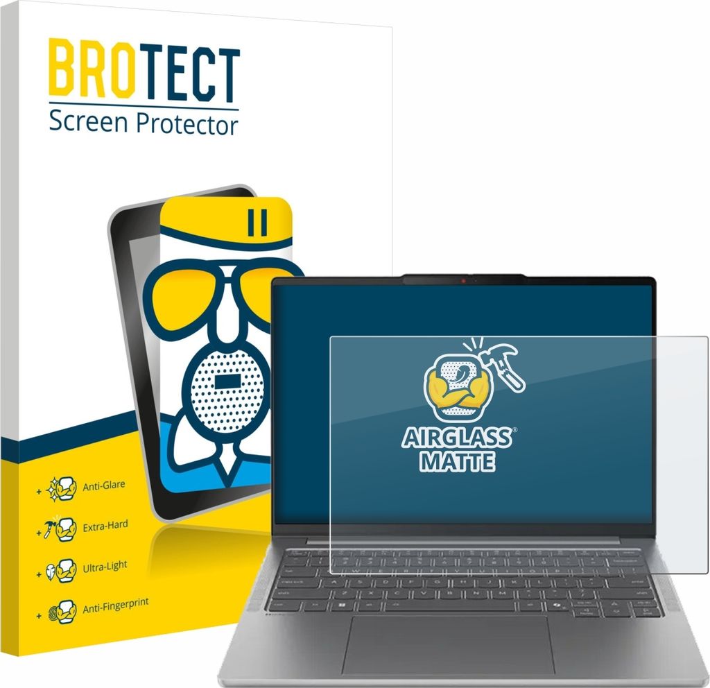 BROTECT Entspiegelungs Schutzglas für Lenovo IdeaPad Pro 5 Gen 10 14" Schutzfolie Panzer Folie Glas Display Schutz matt