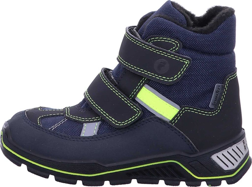 RICOSTA Jungen Stiefel Gabris, Kinder Boots, Weite: Mittel, lose Einlage, Sympatex, wasserdicht, Klettstiefel, Booties, See/Ozean (180), 28 EU