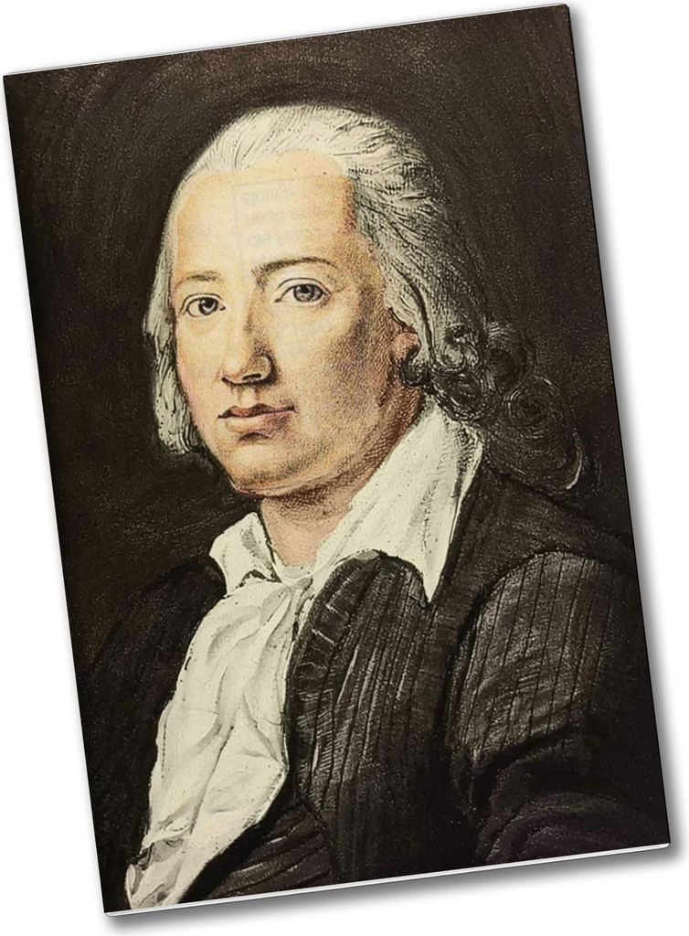 Hölderlin Tübingen Portrait Souvenir Souvenir Magnet