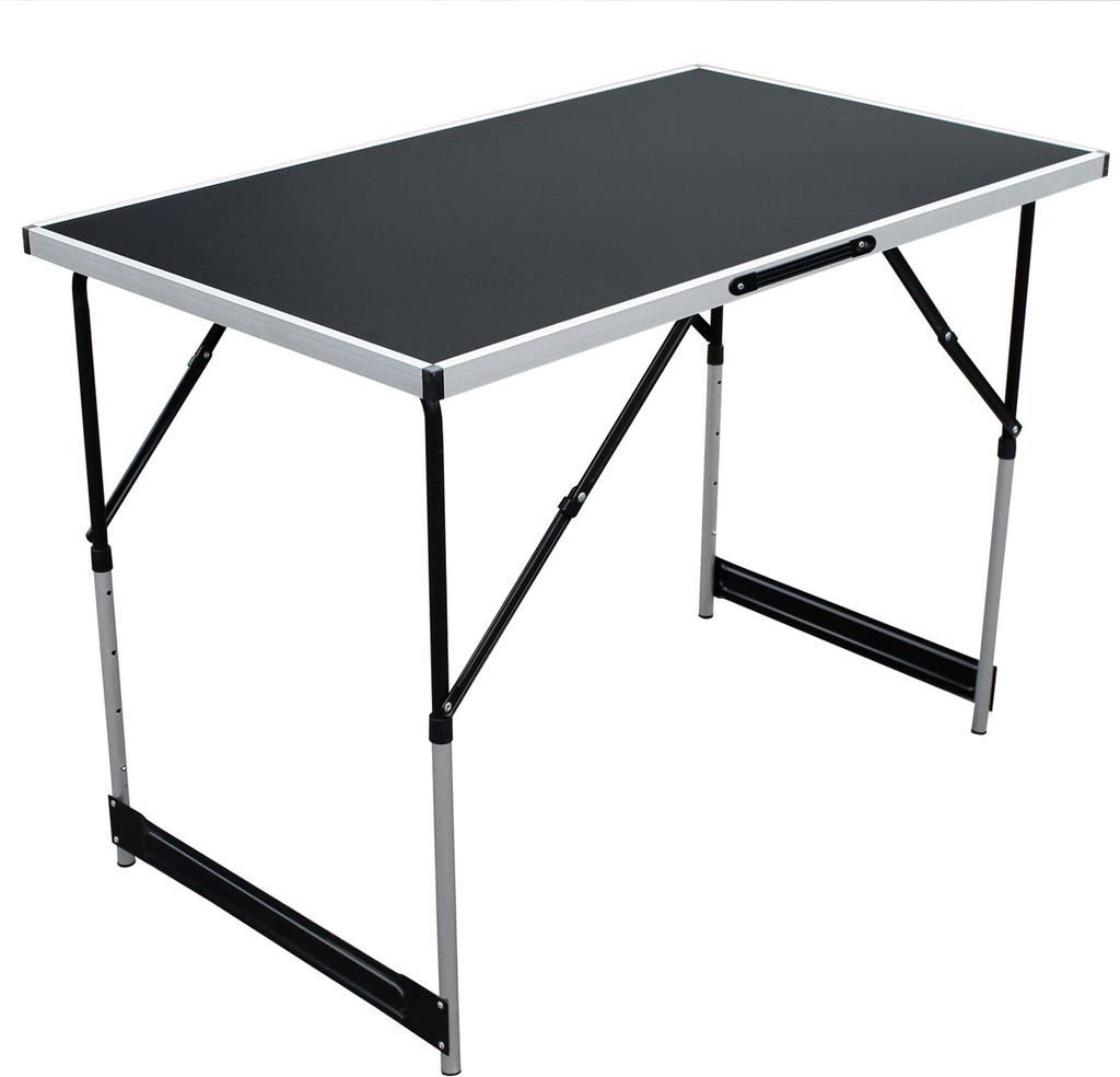 HI Klapptisch 100 x 60 x 94 cm Aluminium Produktbild 16