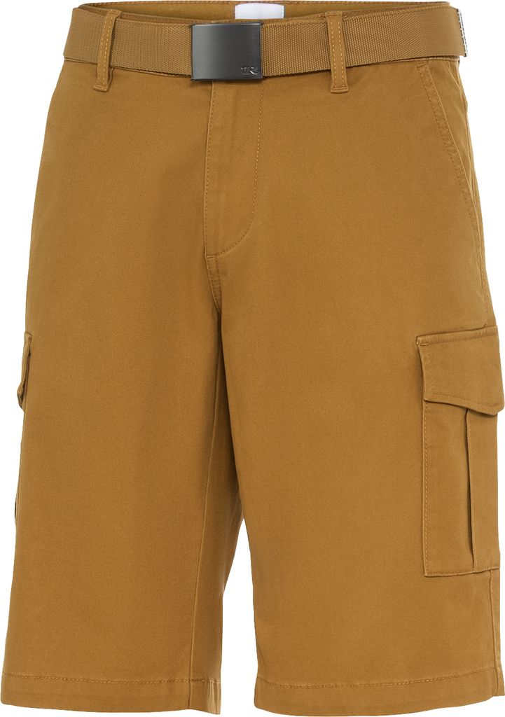 Tom Ramsey Herren Cargobermudas mit Gürtel, aus robustem Baumwoll-Stretch-Gewebe