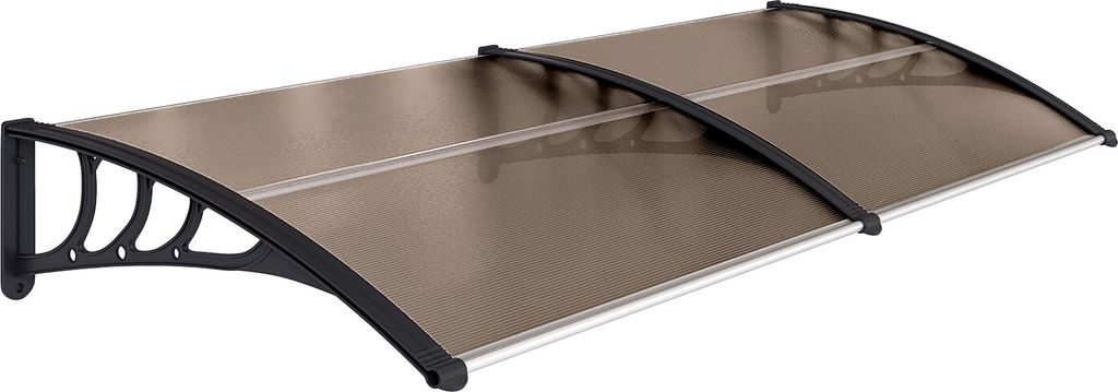 Outsunny stříška stříška na vchodové dveře 75x195x23 cm Obrázek produktu 