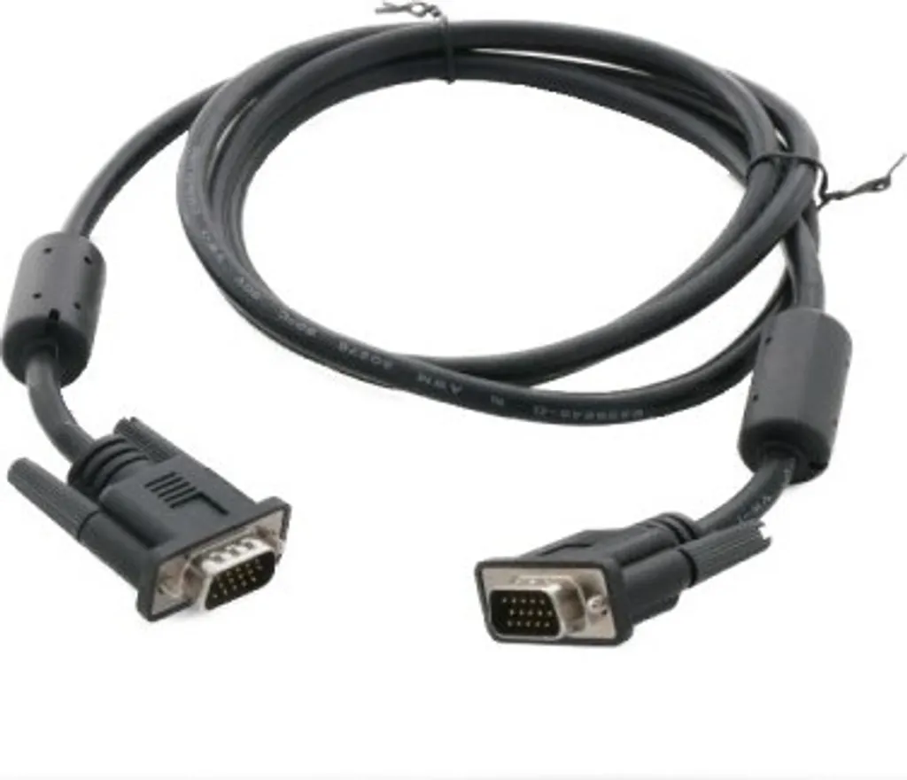 Câble VGA pour Vidéoprojecteur et Écran PC 1.5m Cordon 15 Broches Noir