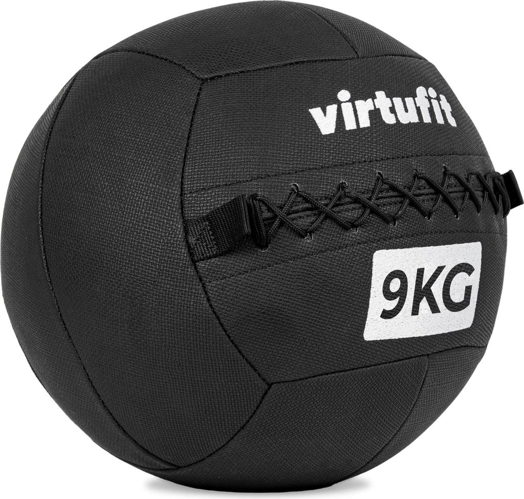 VirtuFit Premium Wall Ball Pro 9 kg, 35 cm, griffig, robust
