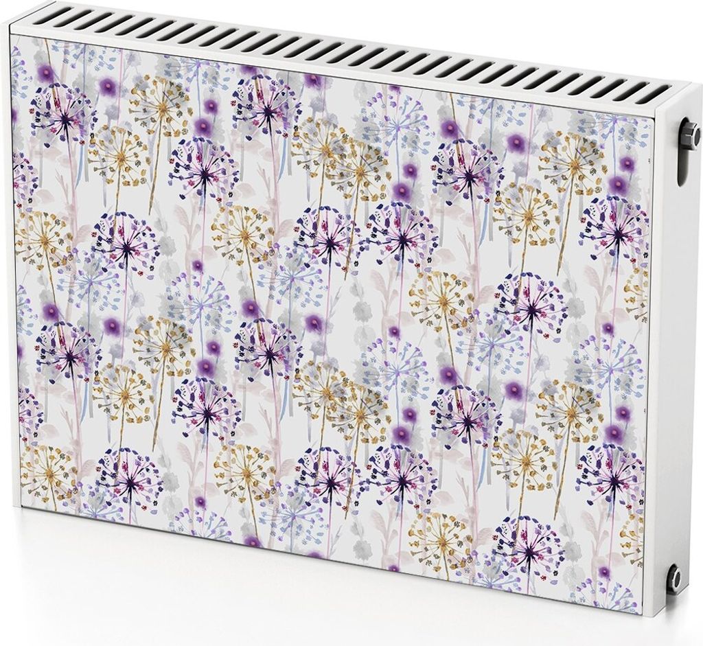 Löwenzahn – Magnetische Heizkörperabdeckung – 80x60 cm – Magnet Heizkörperabdeckung – 3D Würfel – Heizkörperverkleidung – Magnetis...