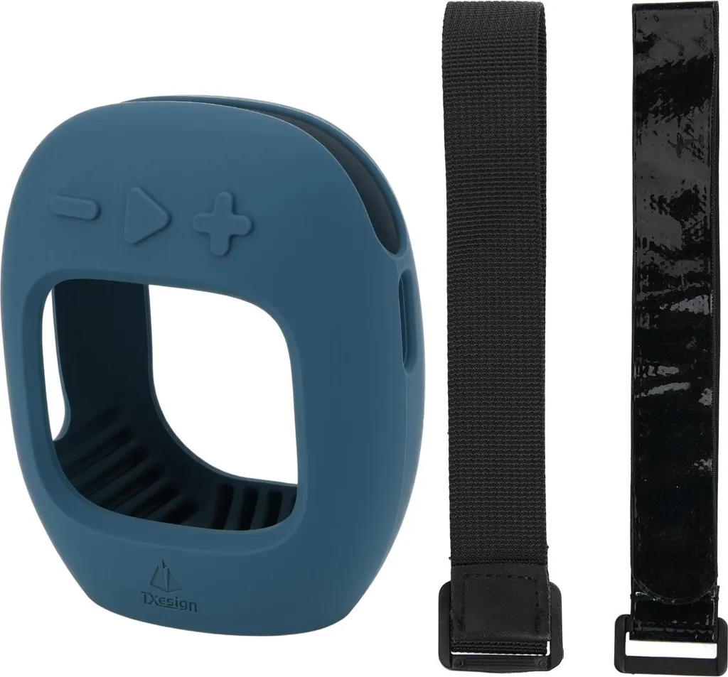 INF Custodia in Silicone per JBL CLIP5 - Protezione con Cinturino da Polso Blu