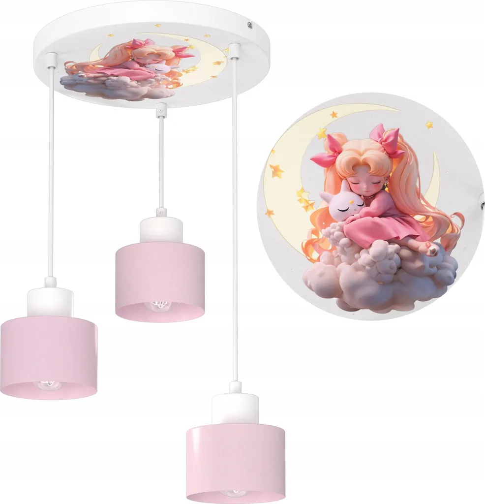 Suspension princesse magique pour enfant luminaire LED E27 économique
