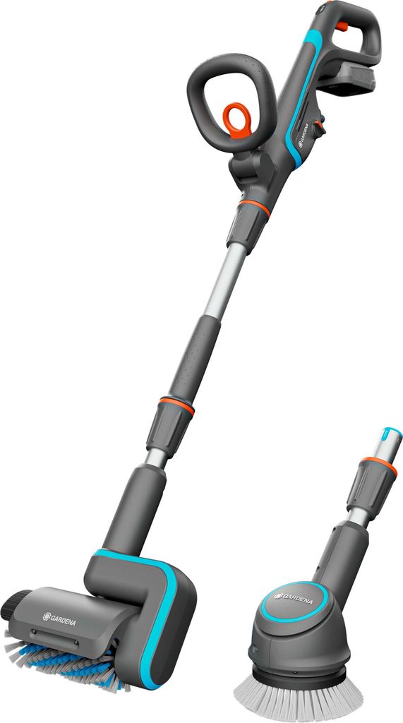 Gardena Akku-Multi-Rein AquaBr Univ 04 P4A Set 2,5Ah/18V Produktbild 