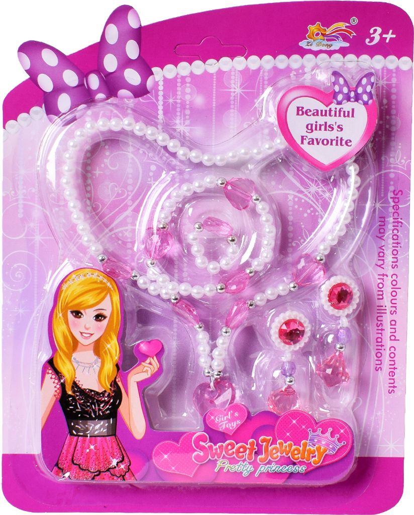 Pretty Princess Set 5- teilig Mädchen Schmuck Perlen Set Produktbild 