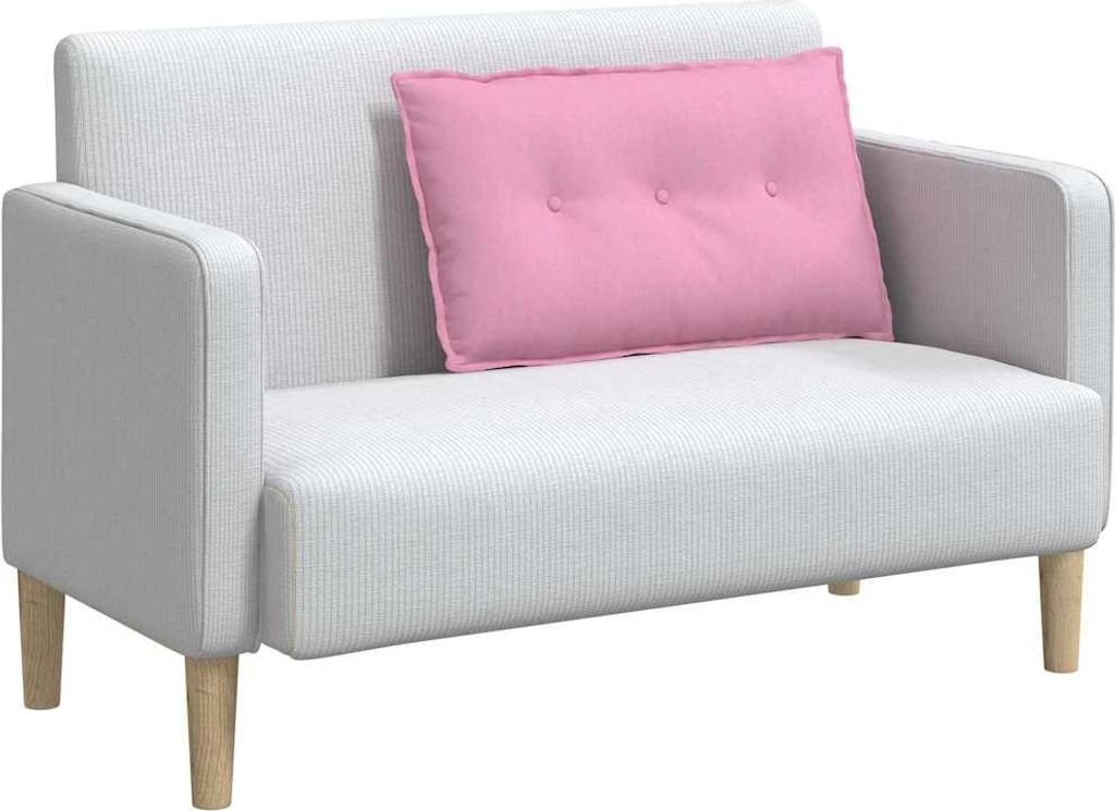 "Winter Sale" Rückenkissen Rosa 80 x 19 x 50cm Stoff - Dekokissen clorisNeu331357 - Dekokissen