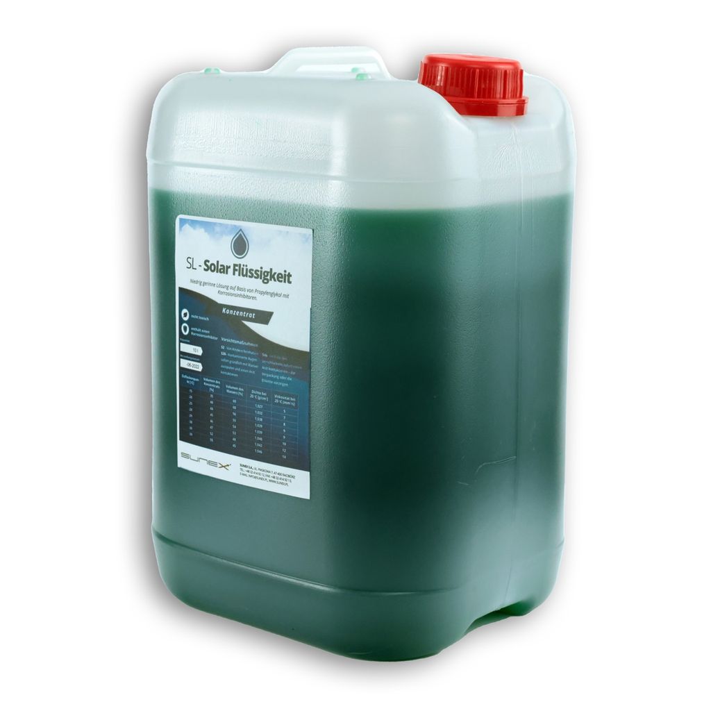 Solarflüssigkeit SUNEX 20L Konzentrat bis -60°C Solarfluid Frostschutz Wärmeträgermedium