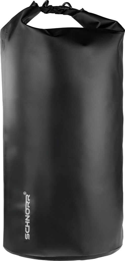 SCHNORR Drybag 100L Schwarz - wasserdichter Packsack 1000D mit Rollverschluss