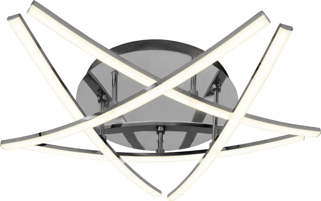 Plafoniera LED Risparmio Energetico tooLight APP399-C Chrome 58cm