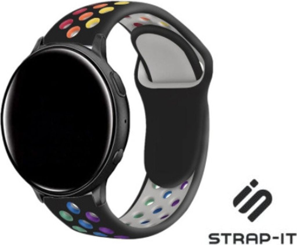 Strap-it Garmin Vivomove HR Sportband (Schwarz / Bunt)