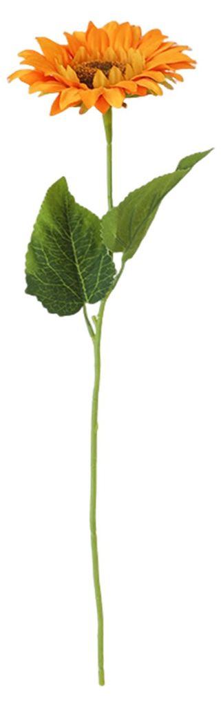 Künstliche Sonnenblume mit biegsamem Stiel, künstlicher Sonnenblumenzweig für Zuhause, Büro, Hochzeiten, Partys und als Tischdekoration