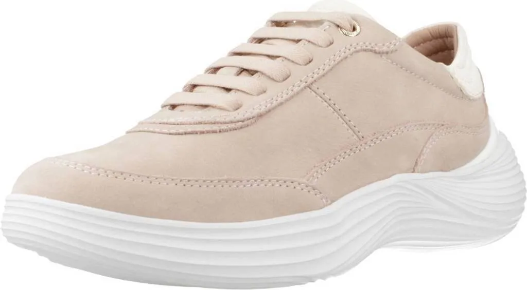 Geox D Fluctis Couleur Nu : Baskets à Semelle Respirante pour Femme