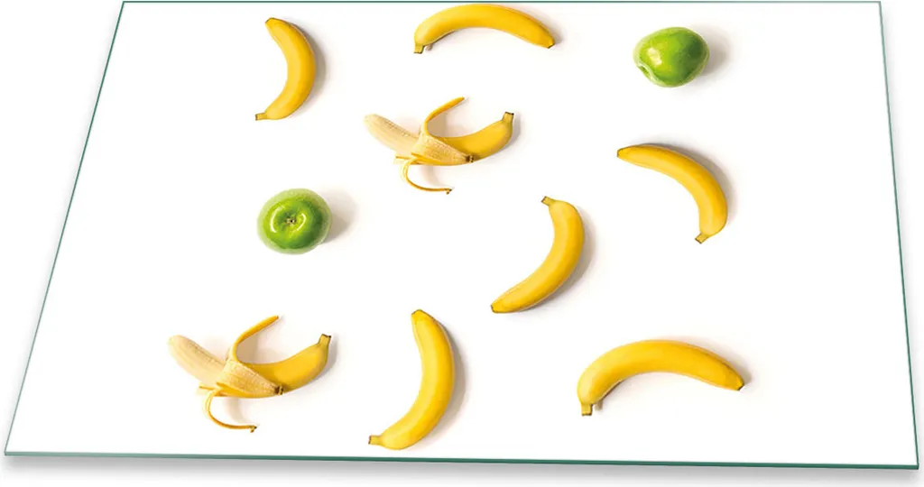 Piastra Copertura Piano Cottura 80x52 Giallo Frutta | Protezione Vetro