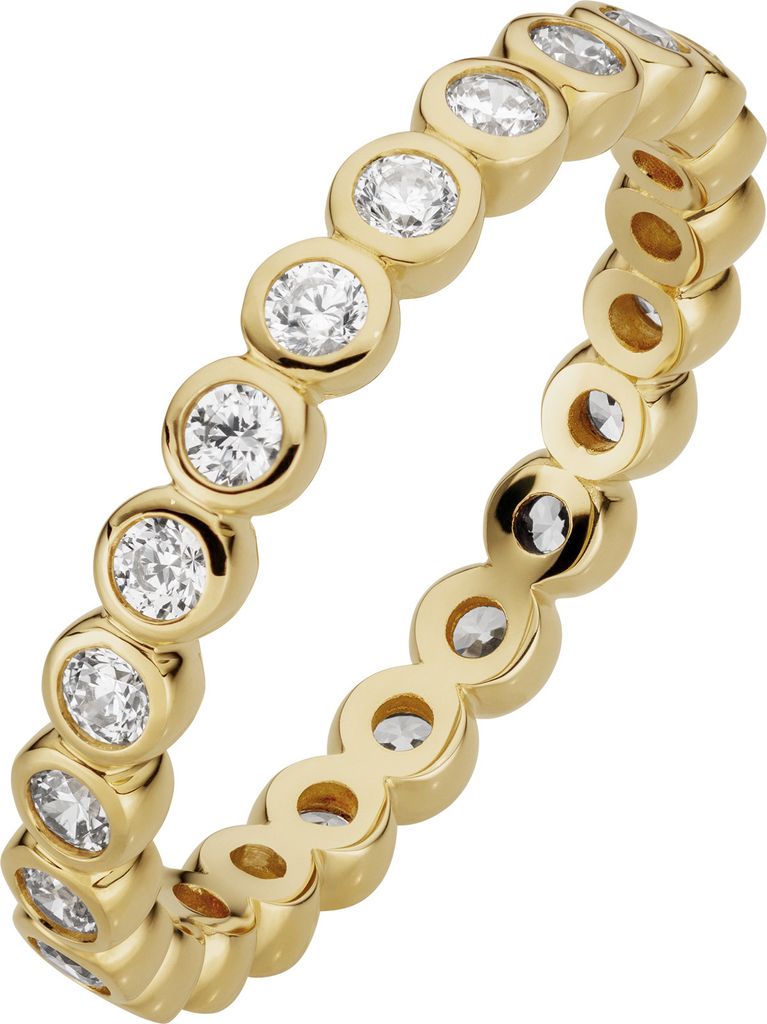 Orolino Ring 333/- Gold gelb 056 (17,8) Zirkonia weiß 067370154