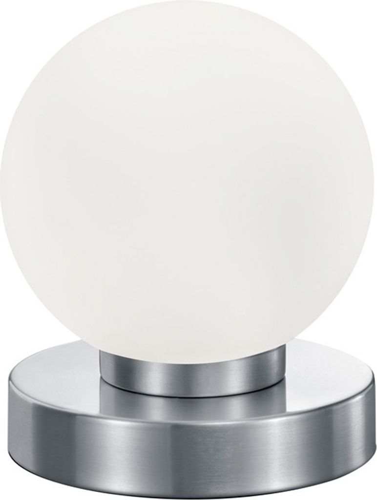 Kleine Tischleuchte mit Glaskugel Weiß Ø12cm - LED per Produktbild 