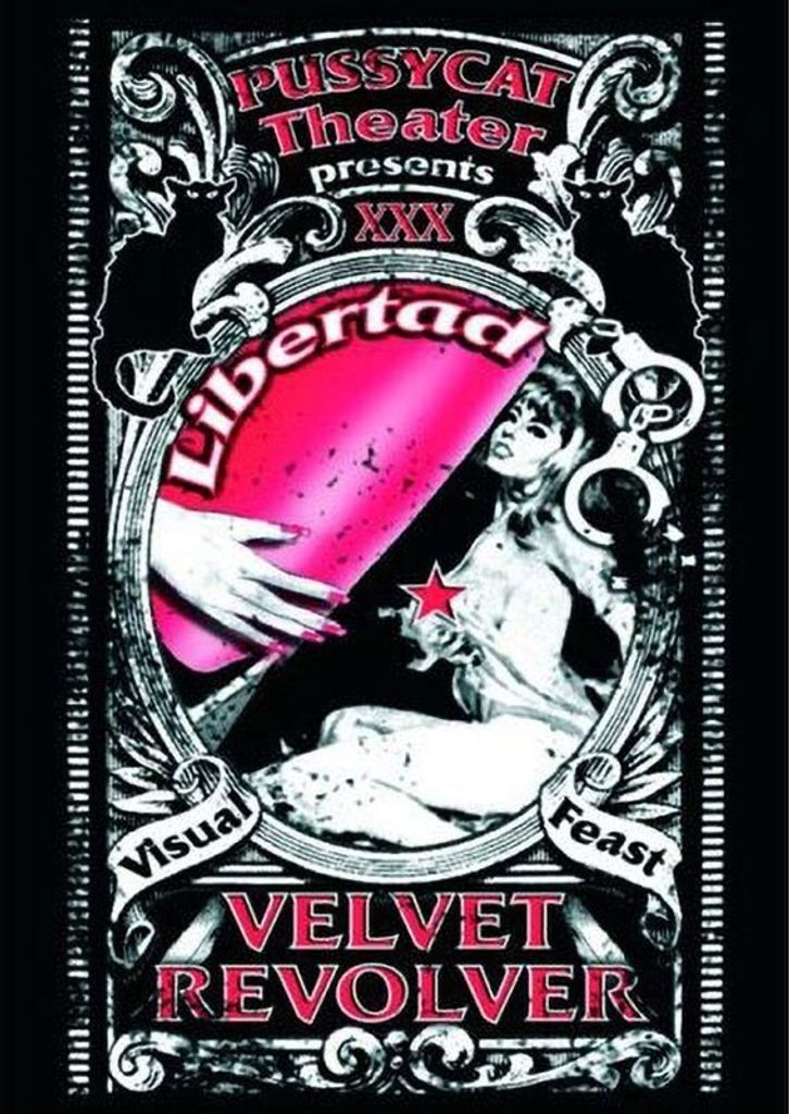 Velvet Revolver - Postkarte "Libertad" RO7828 (Einheitsgröße) (Schwarz/Weiß/Pink)