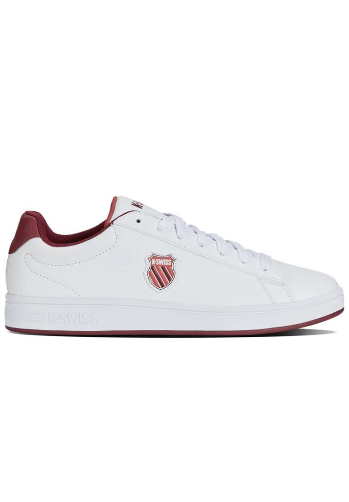 K-Swiss Court Shield White/Bruschetta/Cabernet Größe EU 45 Produktbild 