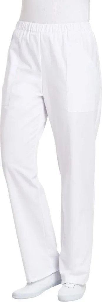 Pantalon de travail blanc Leiber 08/8320/01 en taille 34 très robuste