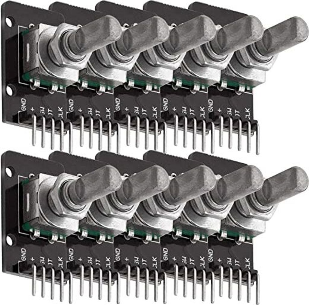 AZ-Delivery Module KY-040 Drehwinkelgeber Drehgeber Rotary Encoder Modul, 10x KY-040