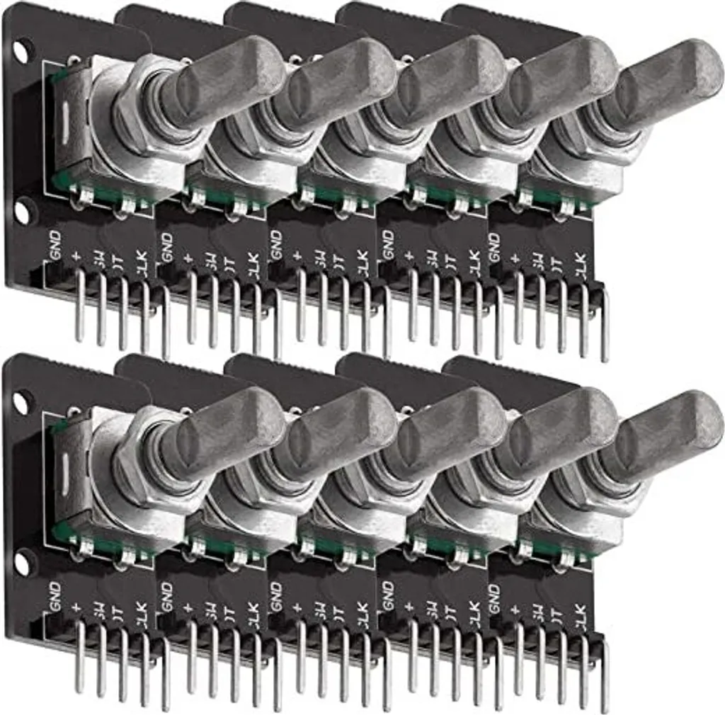 Kit 10 Encodeurs Rotatifs KY-040 pour Prototypage Électronique et DIY