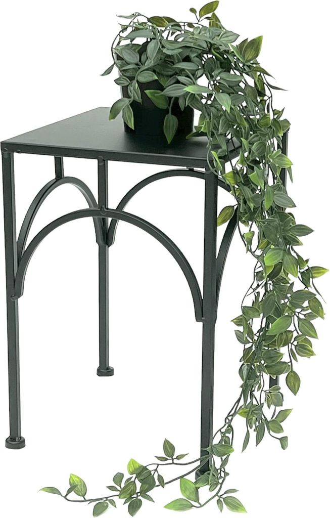 DanDiBo Sgabello per fiori in metallo nero quadrato da 33 Immagine del prodotto 