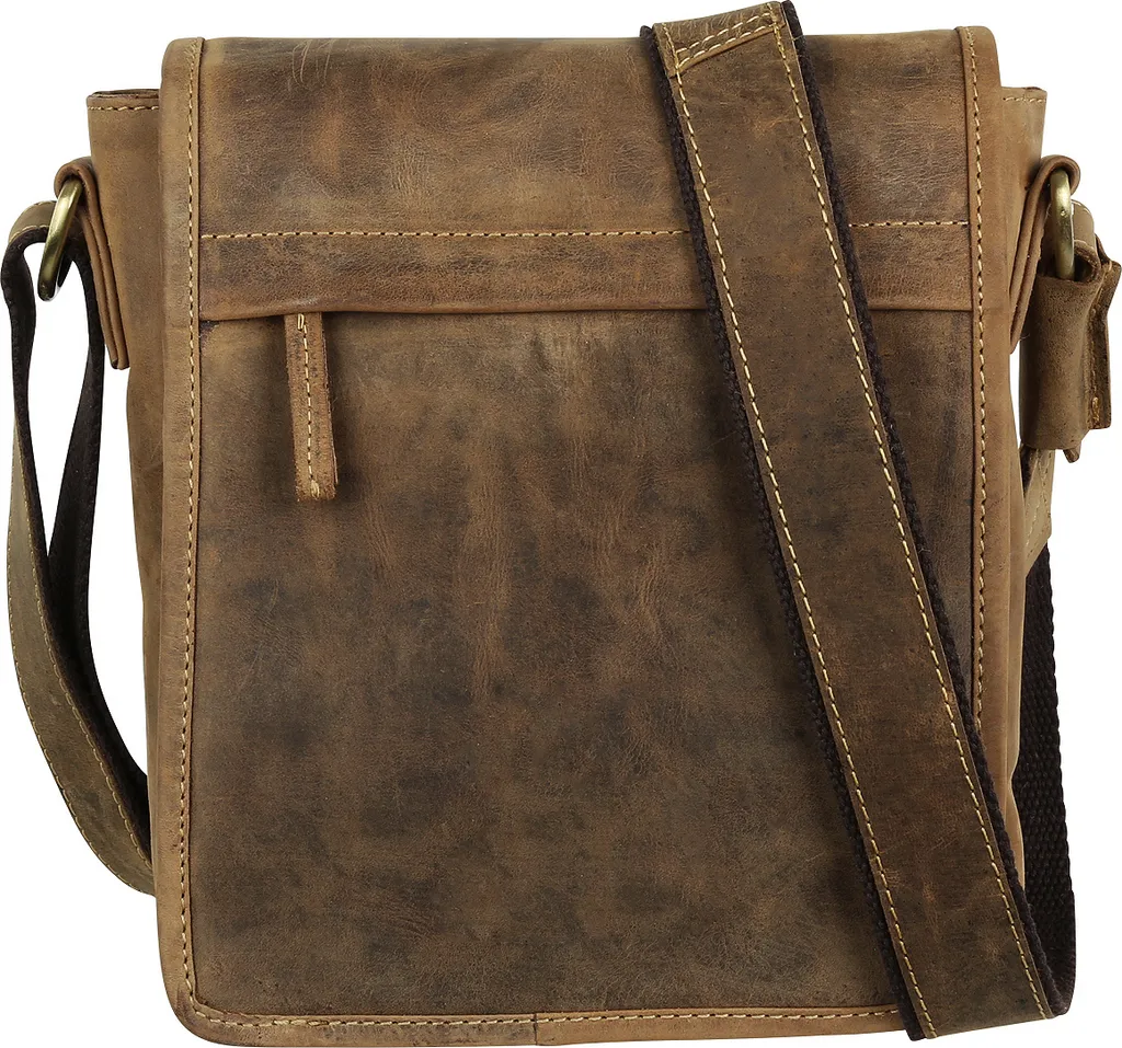 Sacoche cuir durable Green Burry 1748A-25 : fini les sacs qui s'usent vite
