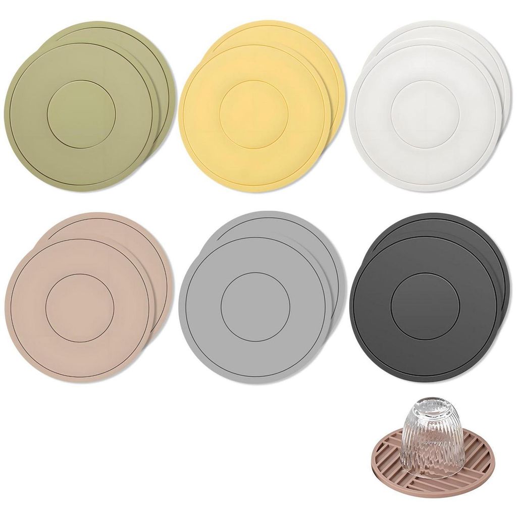 Topfuntersetzer Silikon Rund 15 cm 12 Stück Hitzebeständig Produktbild 