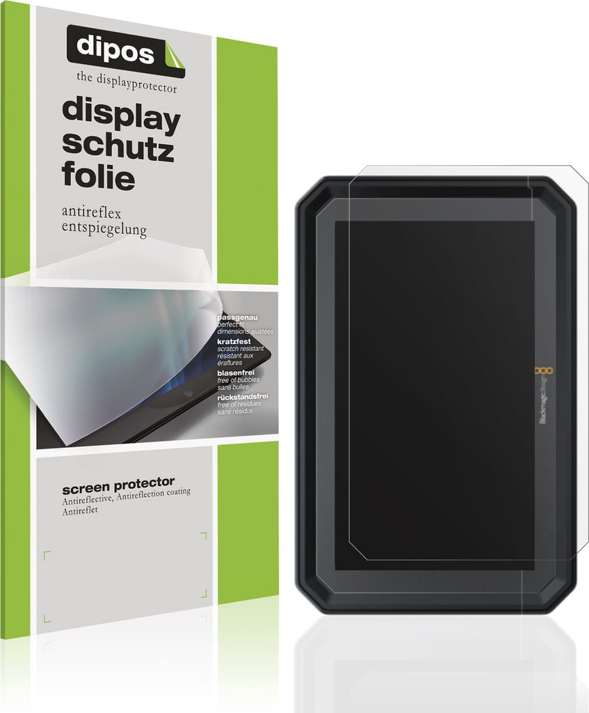 2x Schutzfolie für BlackMagic Design Pyxis 6K Monitor matt Displayschutzfolie Folie Display Schutz dipos