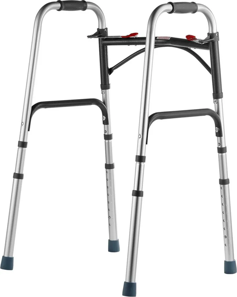 Deambulatore Leggero per Anziani 158kg - Pieghevole e Regolabile