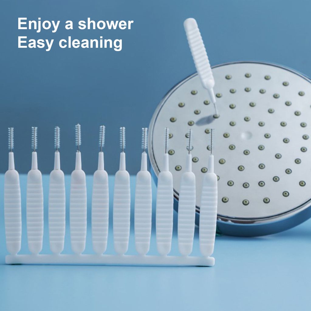 20pcs Duschkopfreiniger leichte winzige Größe Anti-Clogging Duschkopfloch Reinigung Badezimmer Vorräte Badezimmer Vorräte
