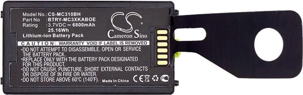 Batterie pour Symbol MC3100 et MC3190, cellule haute capacité de 4400mAh